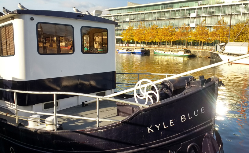 Kyle Blue houseboat bristol